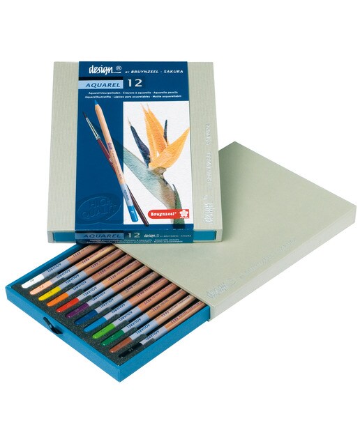 Caixa de Prestígio de Doce Lápis de Aguarela Bruynzeel Multicolor Multicolor-1