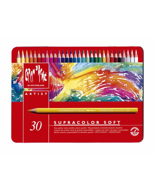 Imagem 0 de Lápis de Cor Aguareláveis Supracolor 30 Unidades Caran d'Ache Multicolor