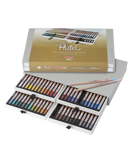 Caja de Lujo de Cuarenta y Ocho Lápices Pastel Bruynzeel Multicolor Multicolor-1