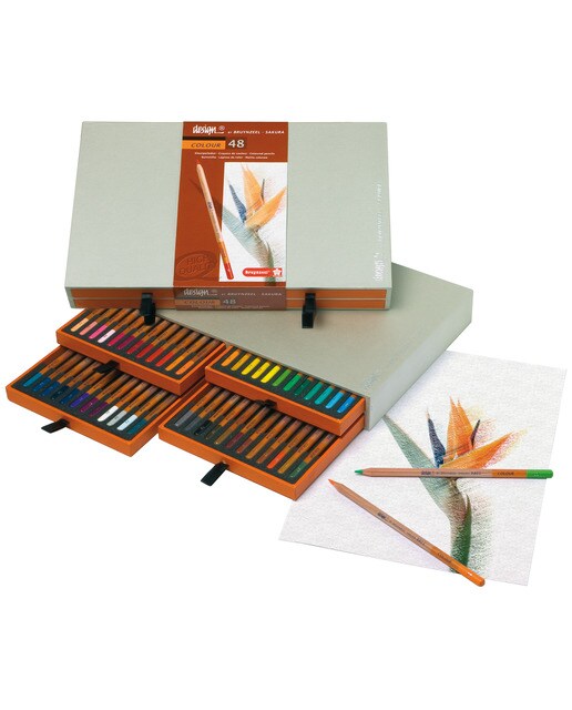 Caja de Lujo de Cuarenta y Ocho Lápices de Colores Bruynzeel Multicolor.. Multicolor-1