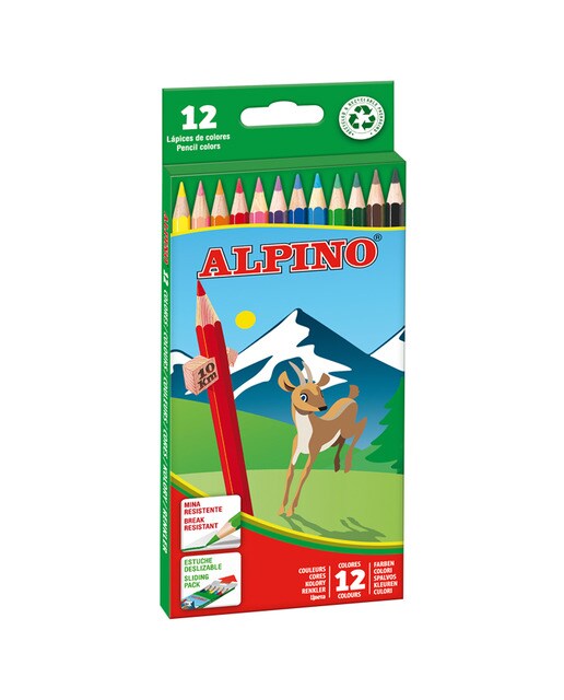 Imagen 0 de Caja de 12 Lápices largos WF Alpino