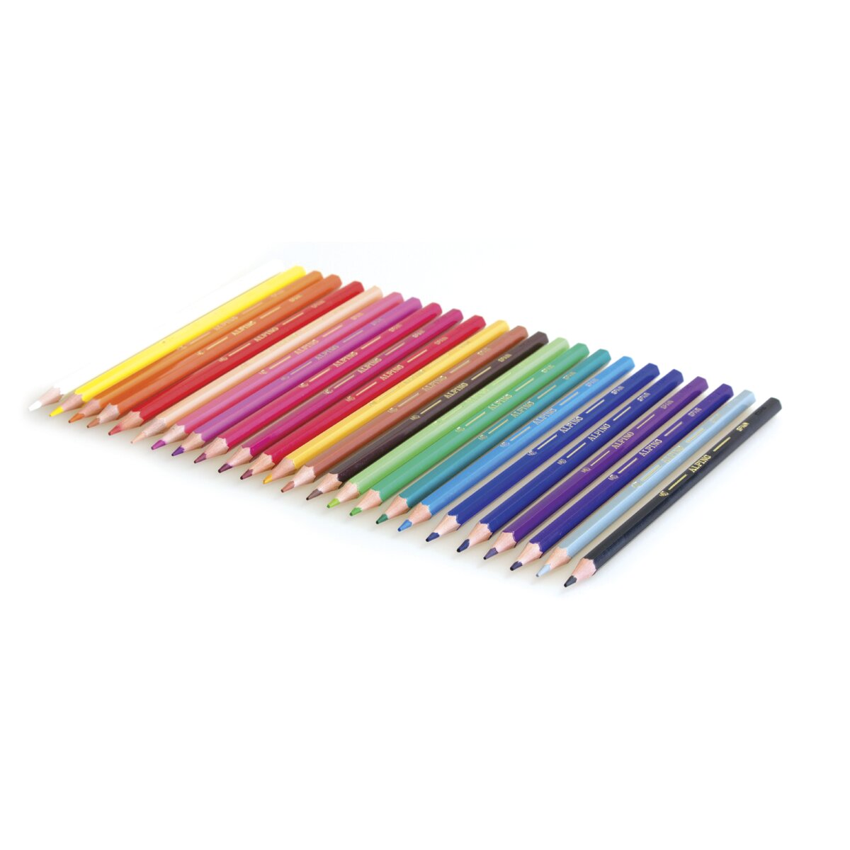 Caixa de 24 lápis compridos de cor Alpino WF 4
