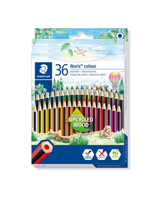 Imagem 0 de 36 Lápis de cor Staedtler Noris Colour de Desenho Hexagonal