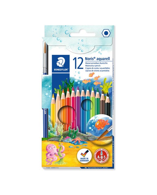 Imagem 0 de 12 Lápis de Cor Staedtler Noris Club 144 10 Aguareláveis