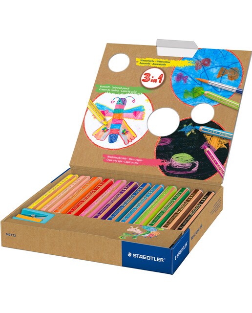 12 Lápis de Cor Staedtler Buddy 3 em 1 3