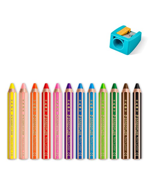12 Lápis de Cor Staedtler Buddy 3 em 1 4