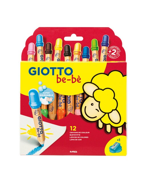 Estojo de 12 Super Lápis + Afia Be-Bè 1