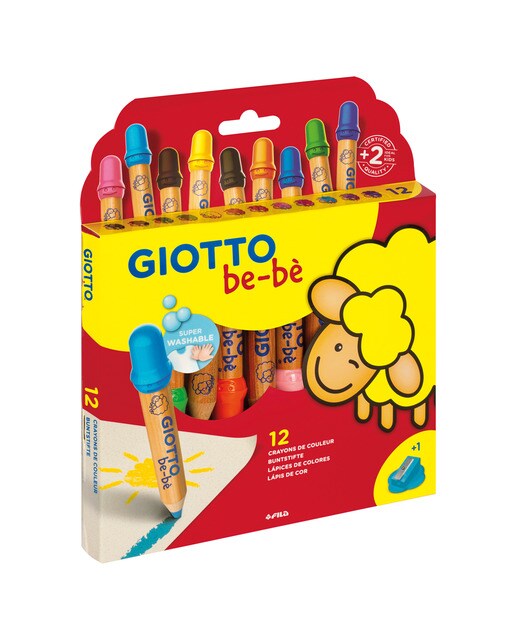 Estojo de 12 Super Lápis + Afia Be-Bè 2