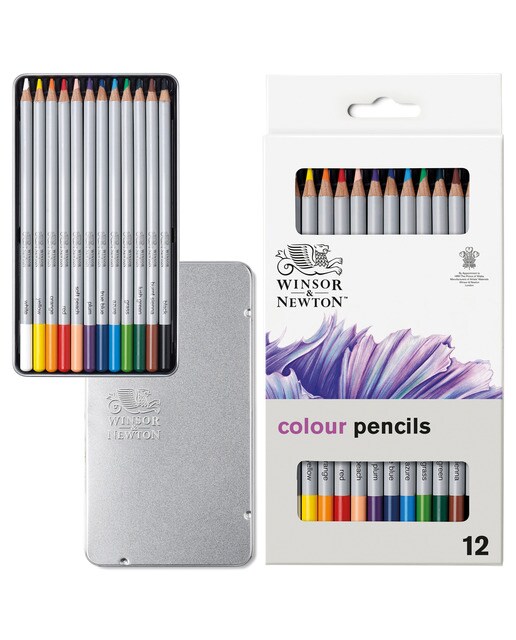 Conjunto de 12 Lápis de Cor Winsor&Newton 1