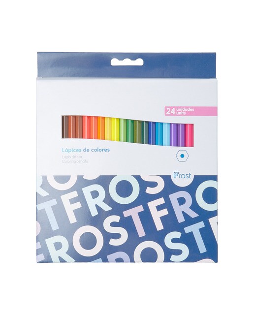Imagen 0 de Pack 24 Lápices de Color Hexagonales Frost Multicolor