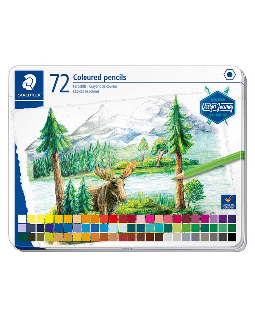 Imagem 0 de 72 Lápis de Cor Design Journey Caixa Metálica