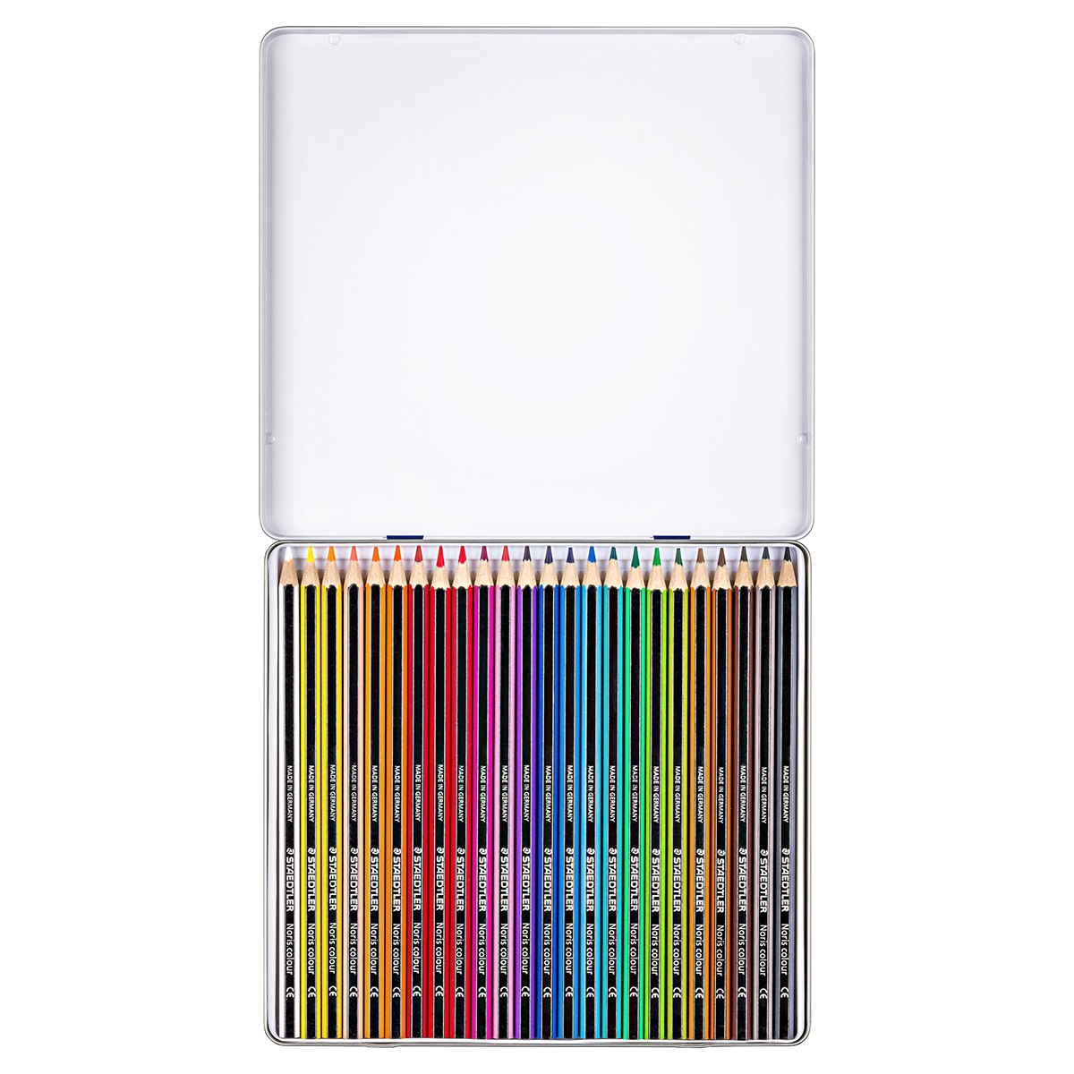 24 Lápis de Cor Noris Colour Caixa Metálica 2