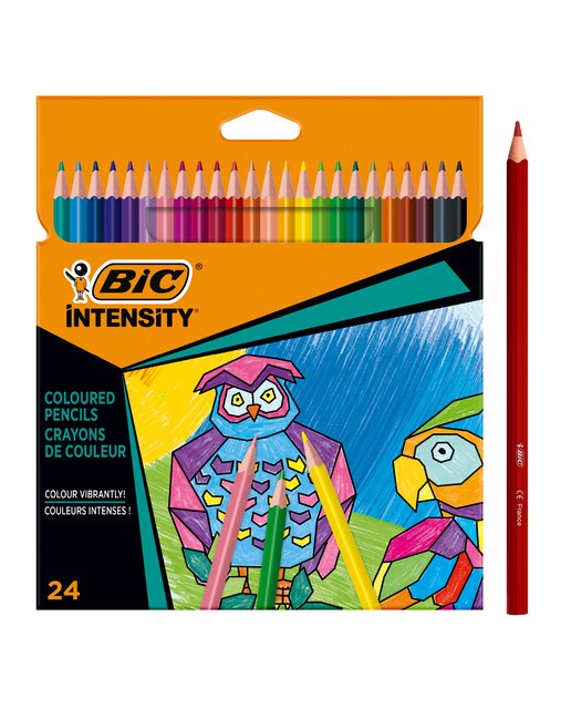 Imagem 0 de Pack de 24 Lápis de Cores para Colorir, Mina Intensity - 1,3 mm
