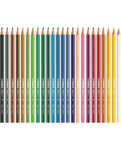 Estojo ARTY de 24 Lápis de Cor com Certificado FSC GREENcolors - Multicolor Multicolor-2