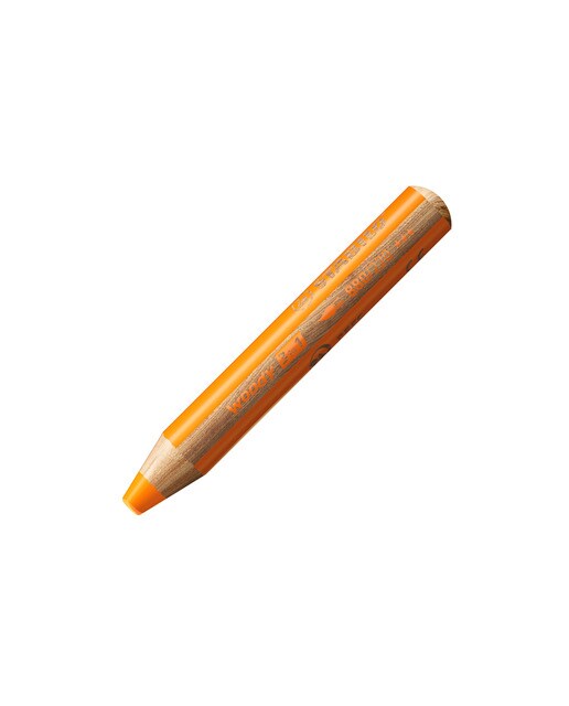 Lápis de Colorir Multiusos Woody 3 em 1 Laranja 1