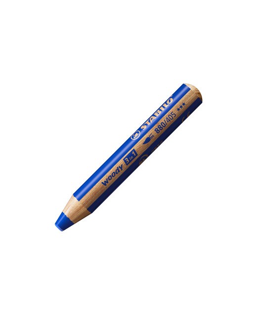 Lápis Colorir Multiusos Woody 3 em 1 Azul Ultramar 1