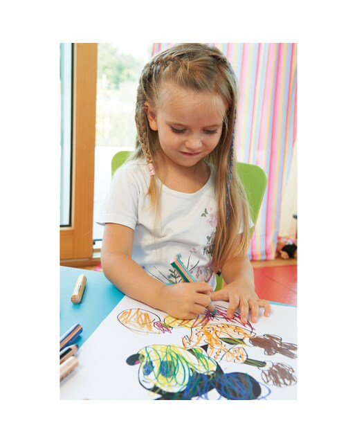 Lápis Colorir Multiusos Woody 3 em 1 verde-folha 4