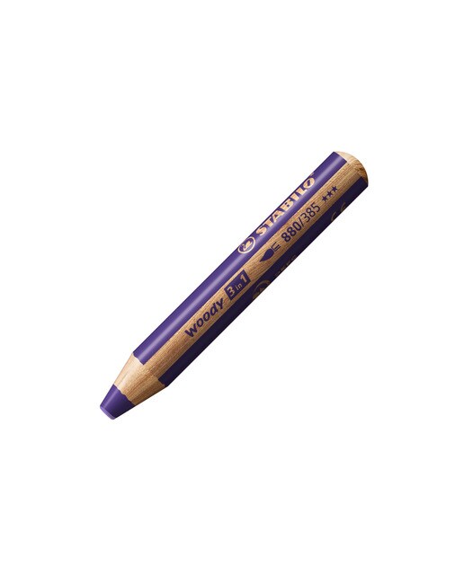 Lápis Colorir Multiusos Woody 3 em 1 roxo 1
