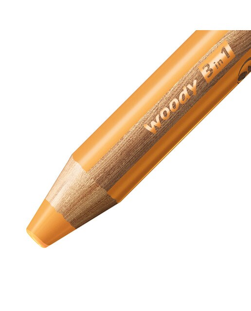 Lápis Colorir Multiusos Woody 3 em 1 dourado 2