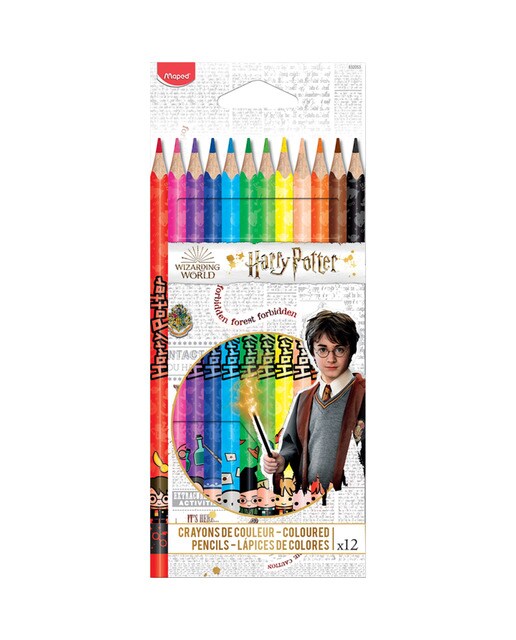 12 Lápices de Colores Maped Harry Potter Maped 1