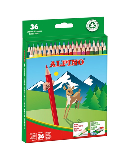 Estojo de 36 lápis multicolor 1