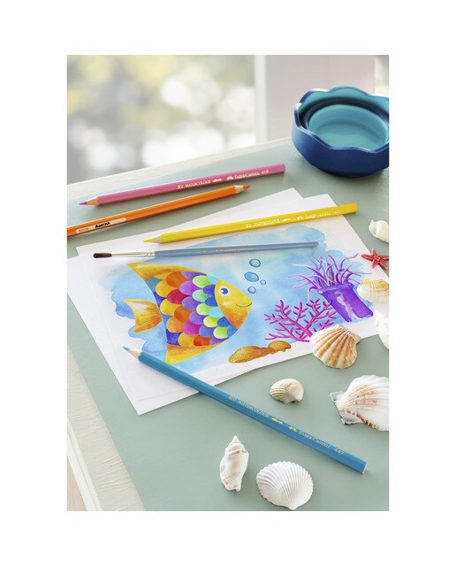 Estojo de Cartão com 12 Lápis Aquareláveis Classic Colour Faber-Castell 2