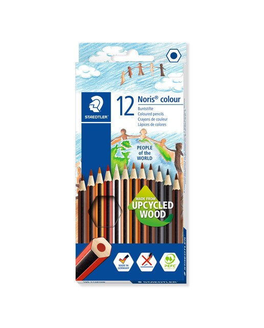 Pack 12 Lápis de Cor Noris Cores do Mundo - Multicolor Multicolor-1
