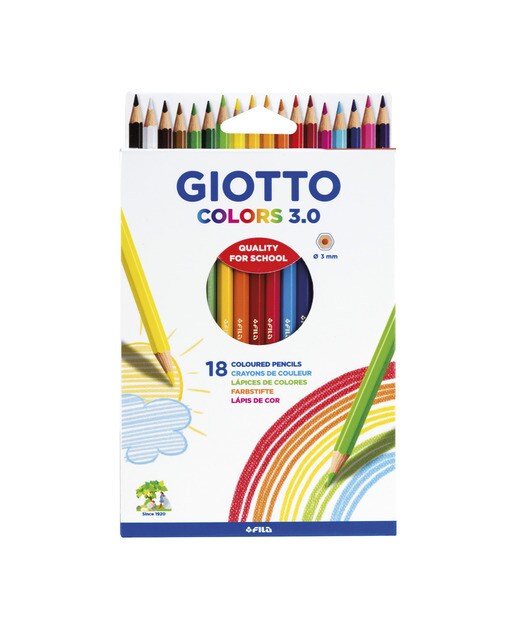 Estojo 18 Lápis de Cores Colors 3.0 1
