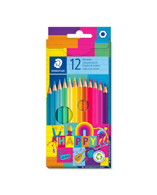 Lápis de Cor Happy - Multicolor Multicolor-1