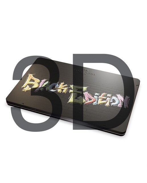 Estojo de Metal 36 Lapiseiras Mina Super Suave Cores Brilhantes Black Edition - Multicolor Multicolor-5