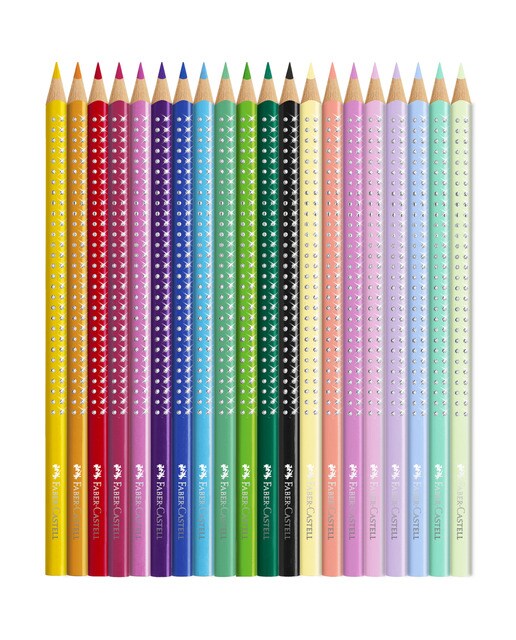Estojo Borboleta com 20 Lápis Sparkle de Metal Multicolor-4