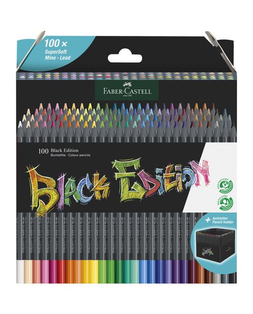 Imagem 0 de Estojo de Cartão de 100 Lápis Black Edition