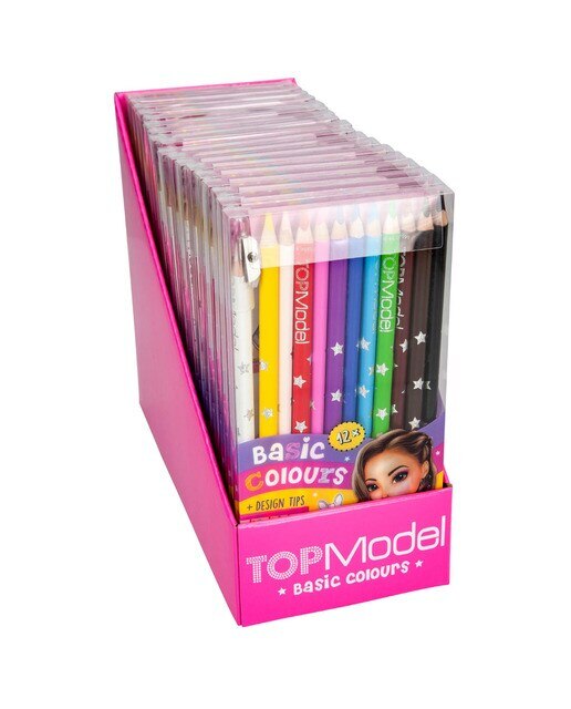 Conjunto 12 lápis de côr TOPModel Depesch 2