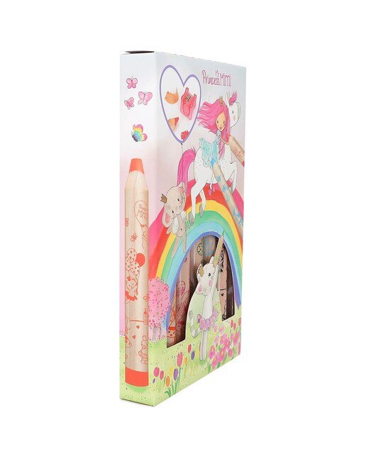 Lápis de colorir e afia-lápis Princesa Mimi 3