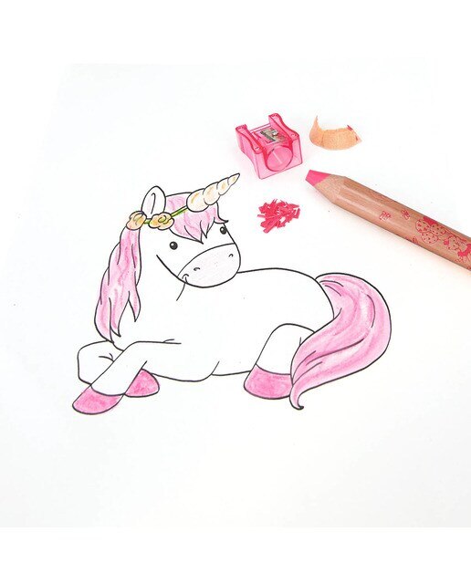 Lápis de colorir e afia-lápis Princesa Mimi 5