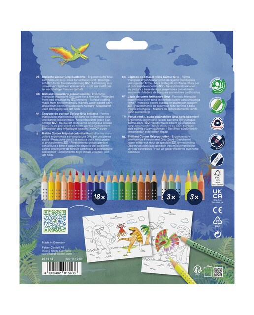 Estojo 18 Lapiseiras Grip e 6 Lapiseiras GRIP Multicolor-2