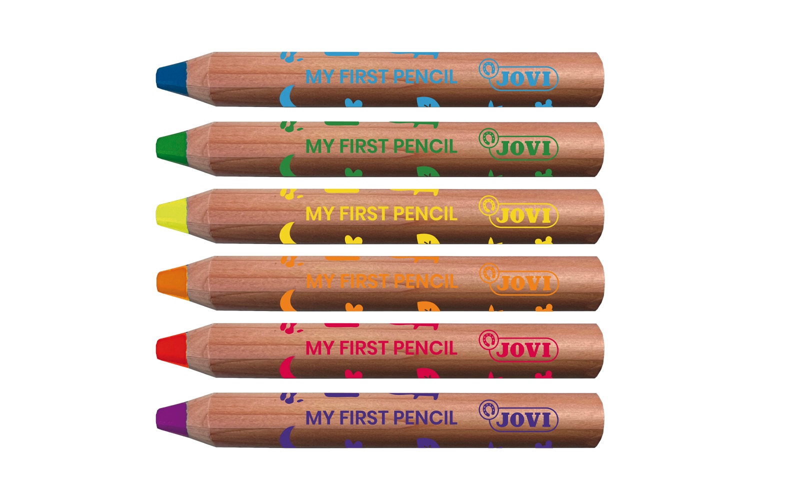 MY FIRST Colored Pencil 6 lápices Jovi Multicolor Multicolor-3