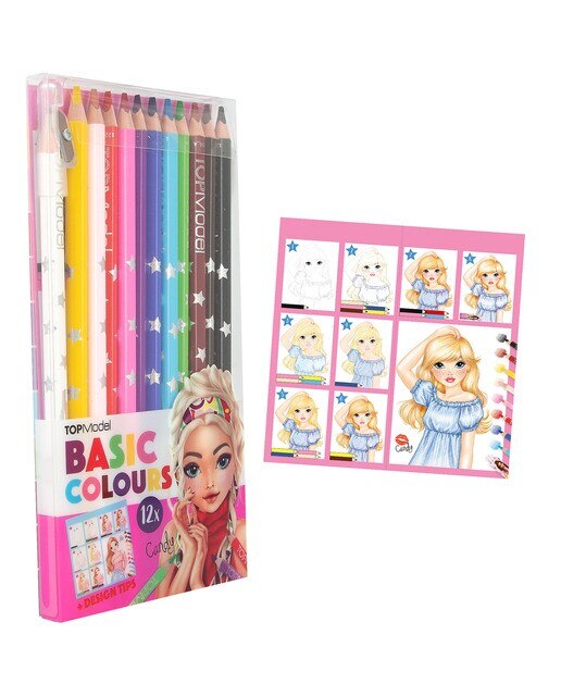 Set de 12 lápices de colores TOPModel 3