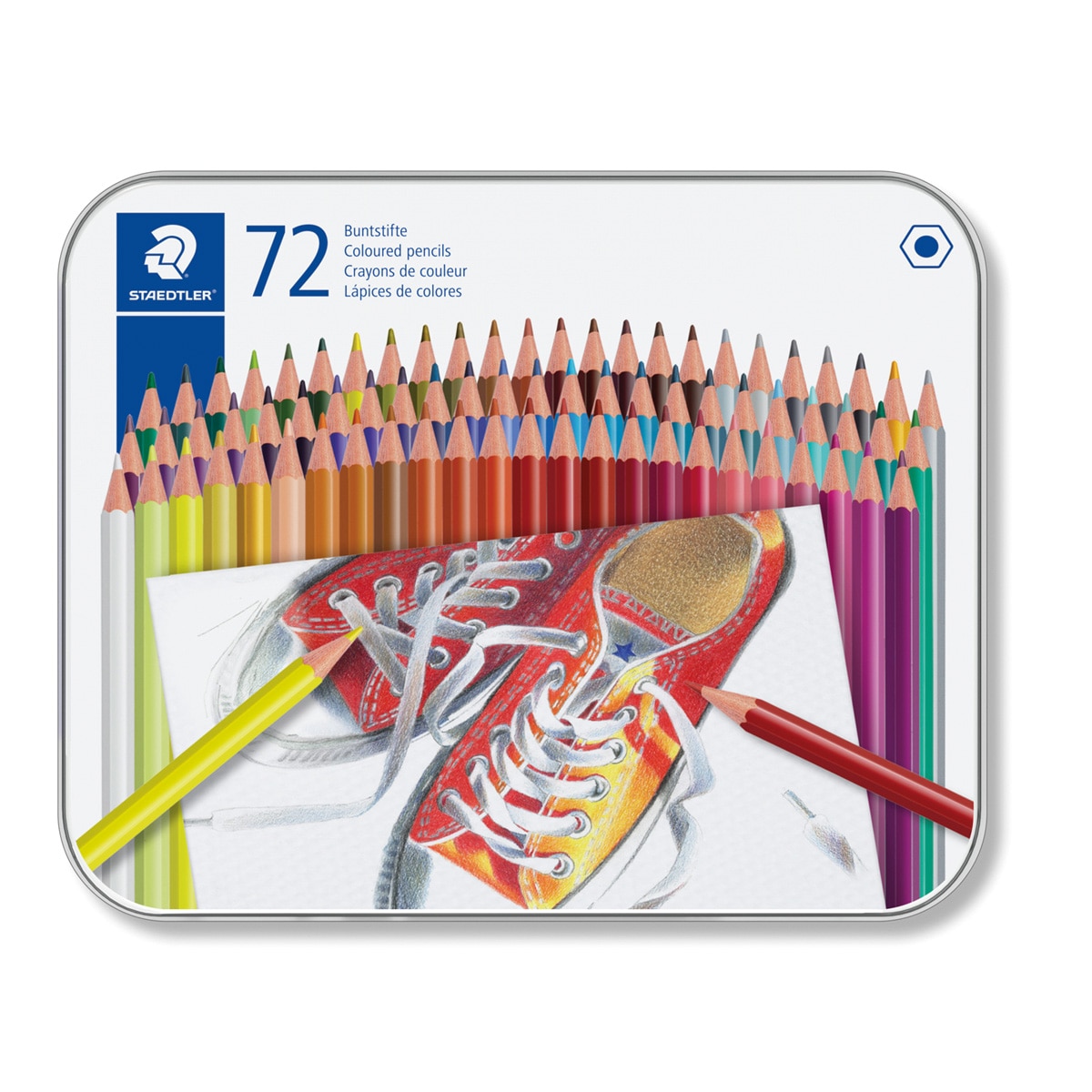 Imagen 0 de Lápices de color Staedtler 72 colores surtidos