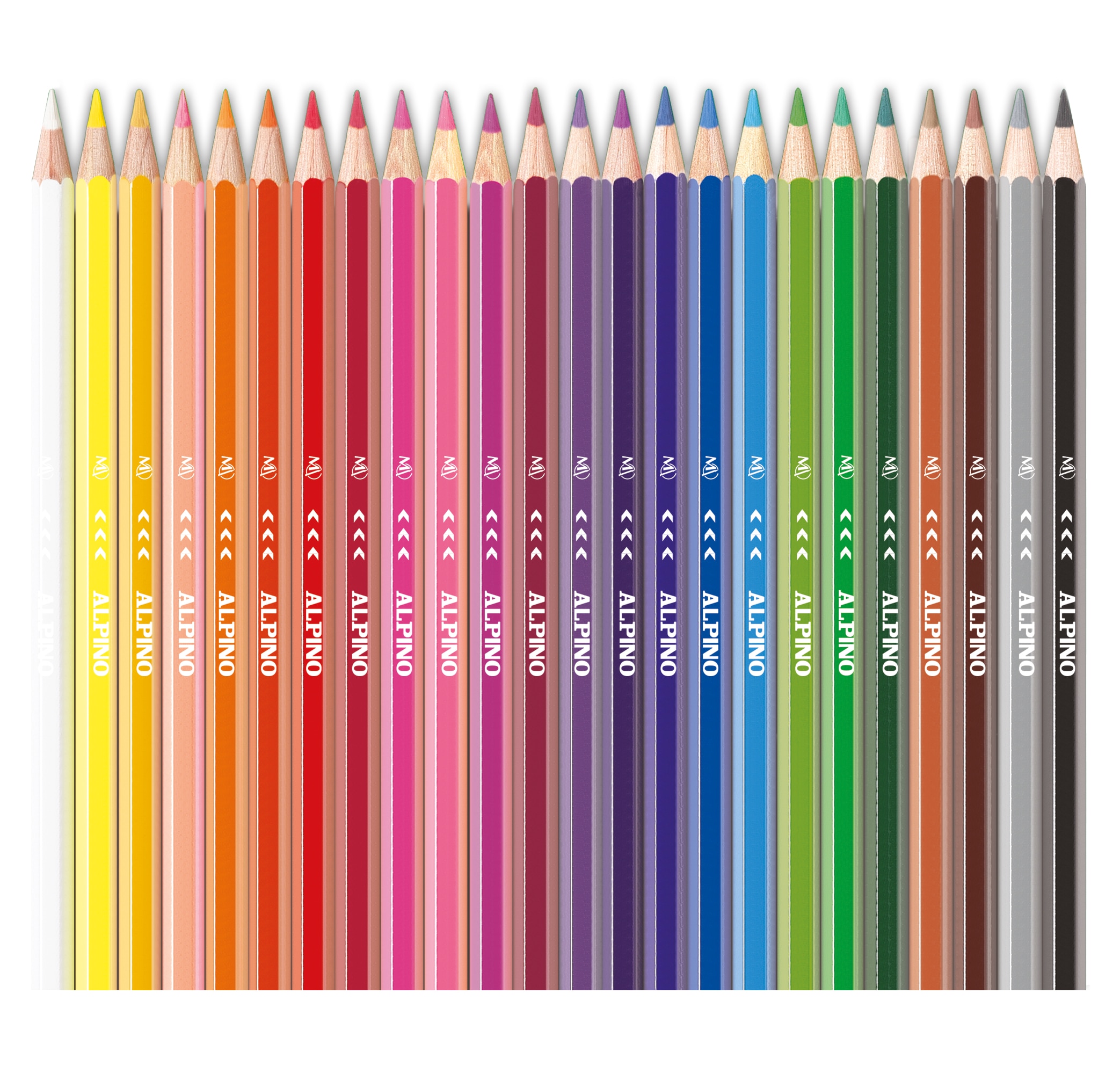Estojo de 24 lápis de cor Alpino Up cores mina premium 3