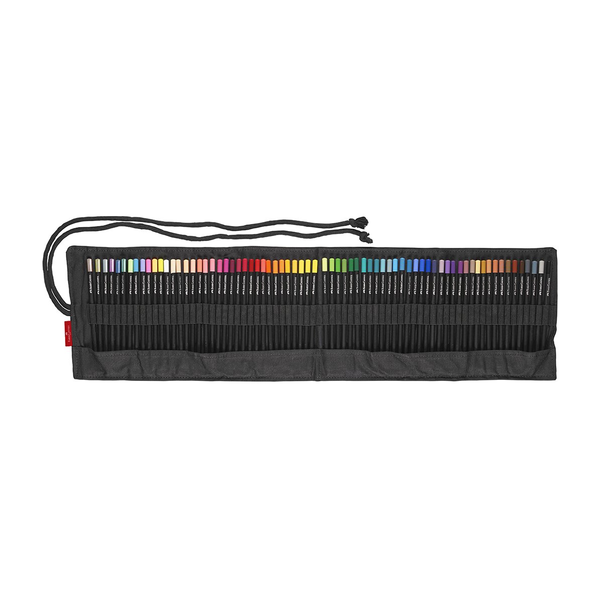 Imagen 0 de Estuche enrollable con 72 lápices d color Black Edition Faber-Castell