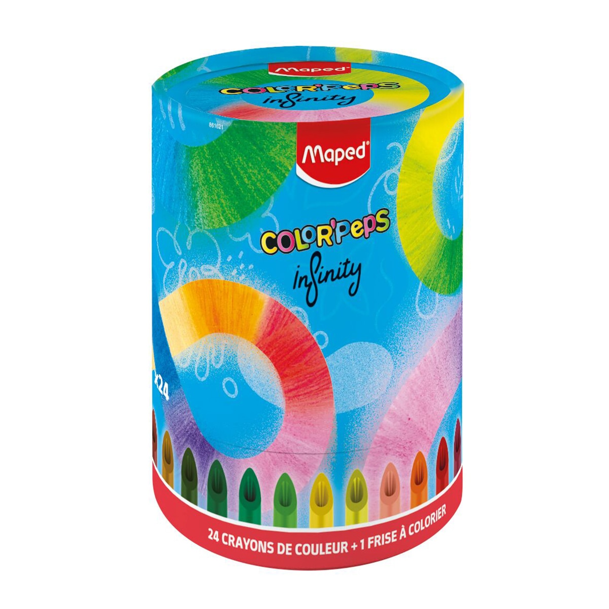 Imagen 0 de Pack de 24 lápices Infinity Maped multicolor