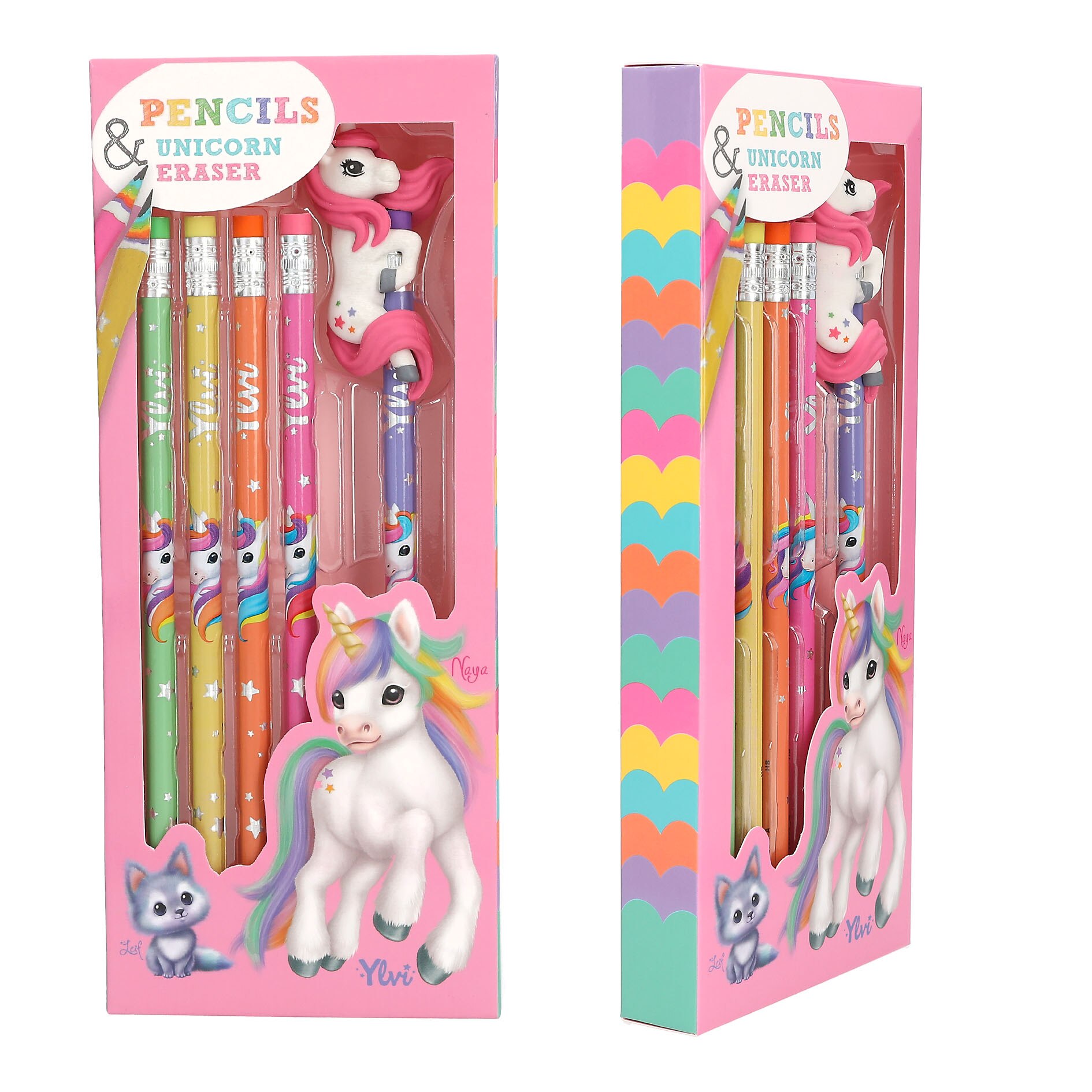 Set de lápices arco iris Ylvi 3
