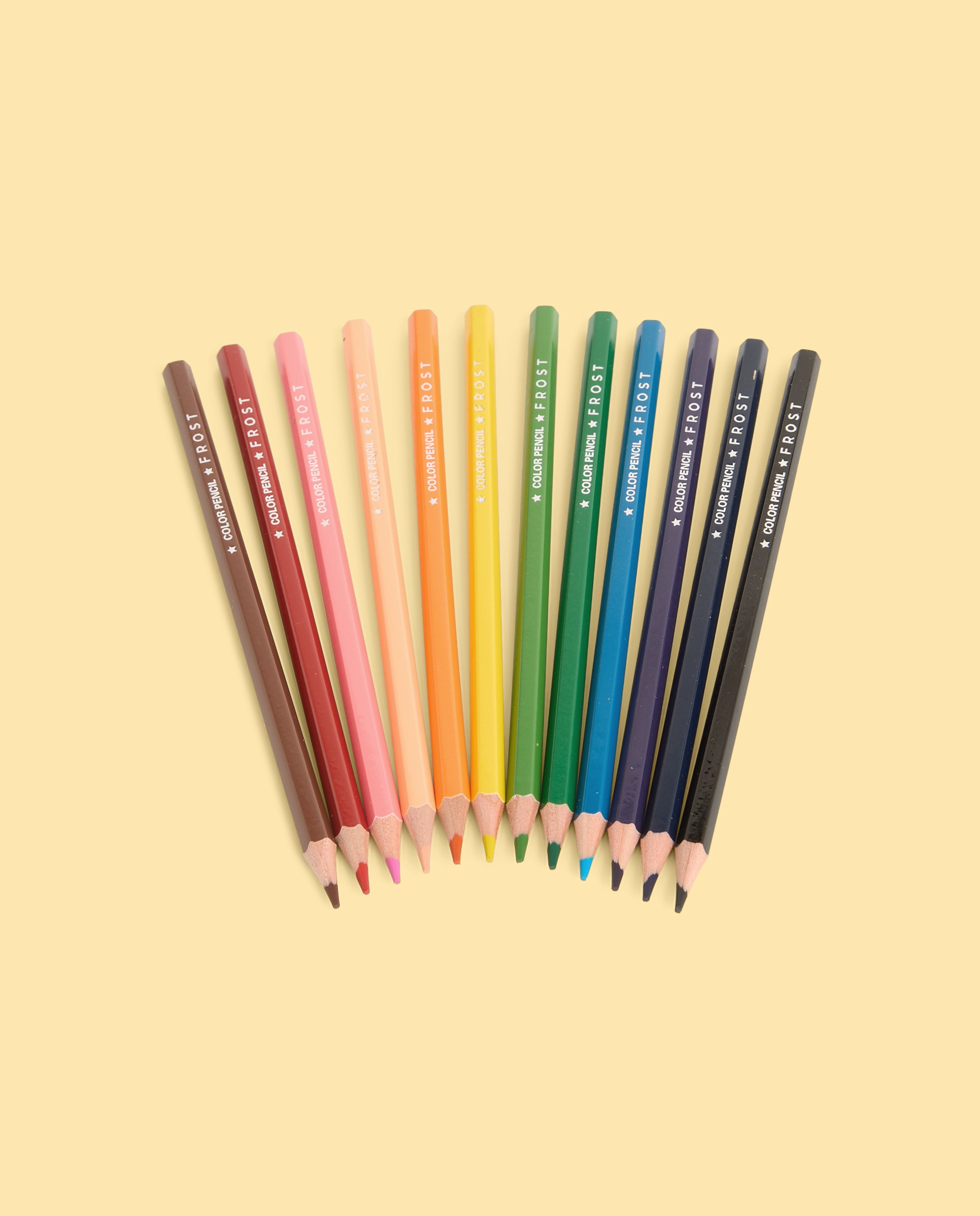 12 Lápices de colores FROST 2