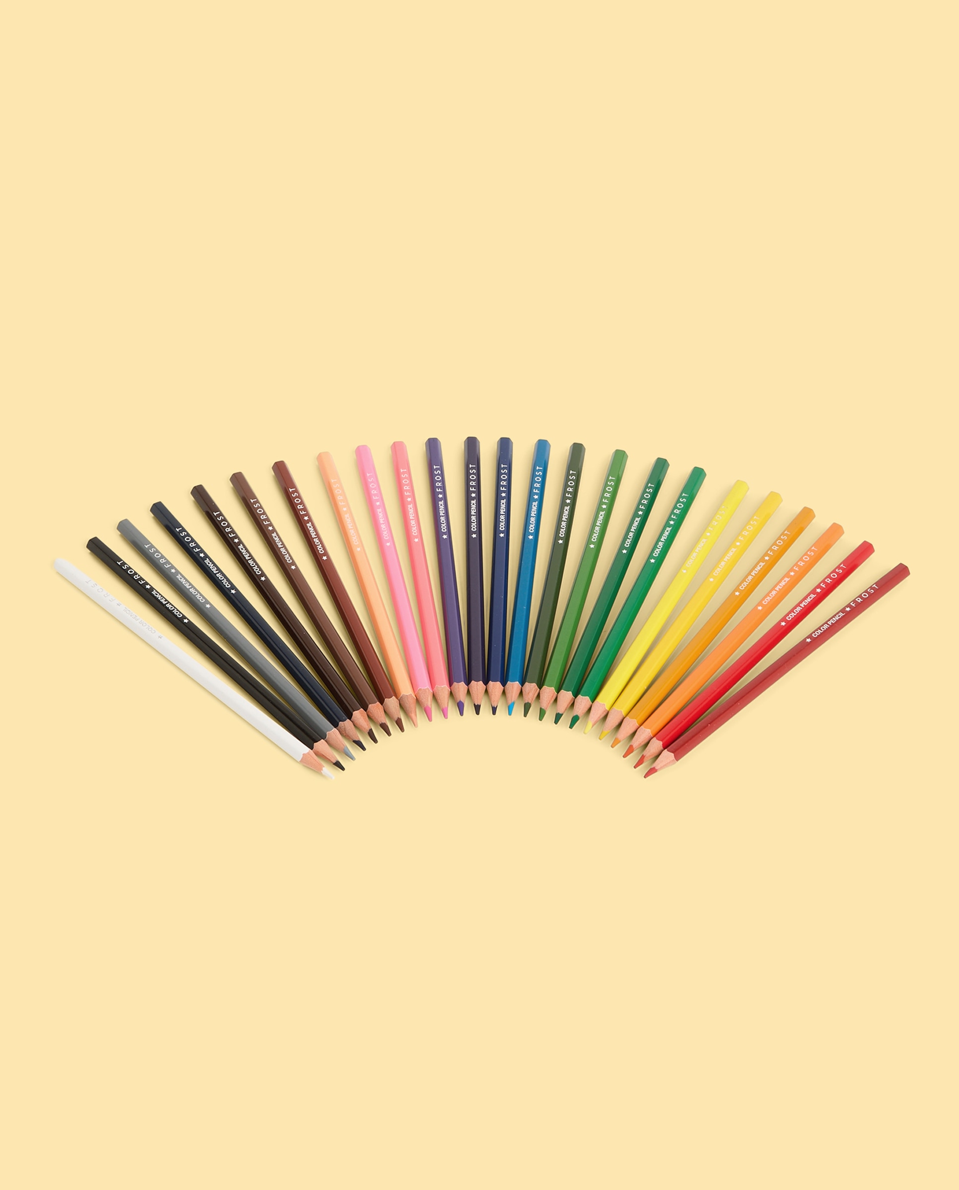 24 Lápis de Cores Escolares 2