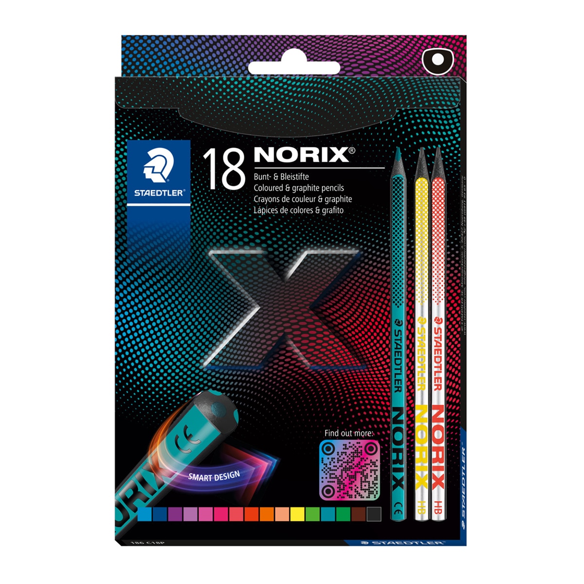 Imagen 0 de Estuche de es Norix 16+2, comodidad en la escritura Lápiz ecológico STAEDTLER  surtidos