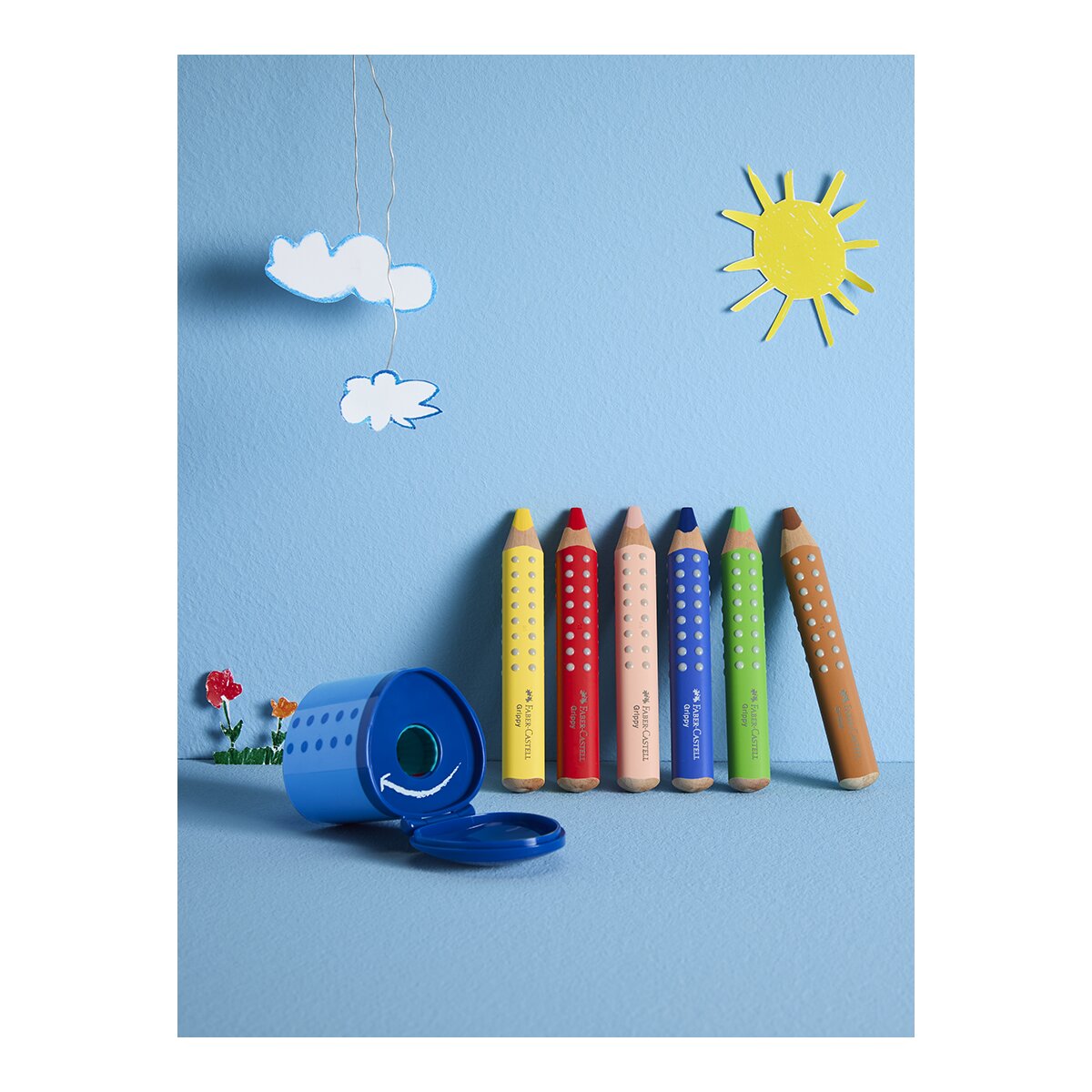 Lápis de Cor Faber-Castell Grippy XXL 6 Unidades Multicolor-5
