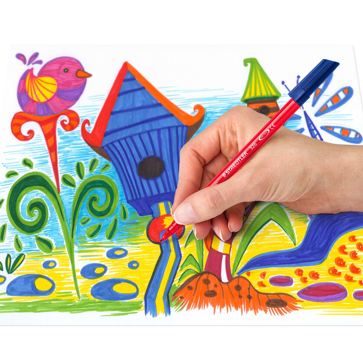 Caixa de 10 marcadores Staedtler 3