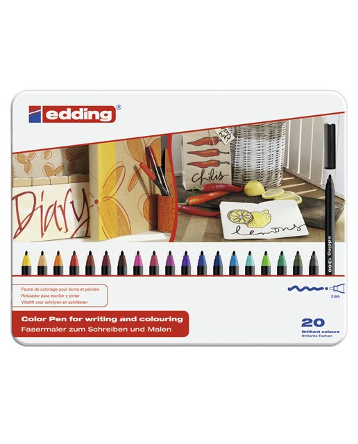 Pack 20 Rotuladores Edding 1300 1