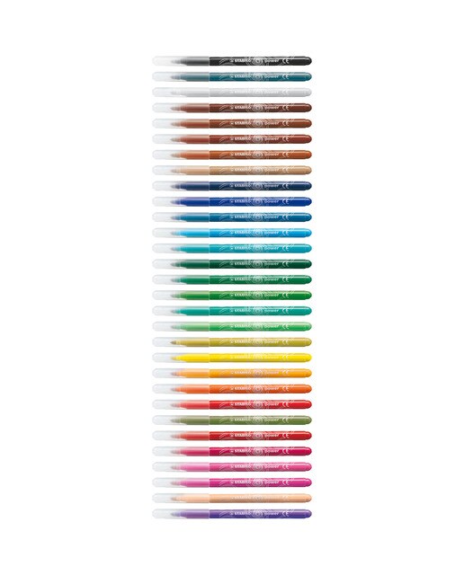 Estojo de 12 Canetas de Feltro Power - Multicolor Multicolor-2